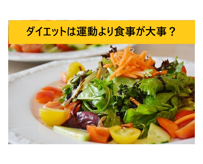 ダイエットは食事が大事 運動しなくても食事だけで何とかなる 全てのスポーツを応援するブログ